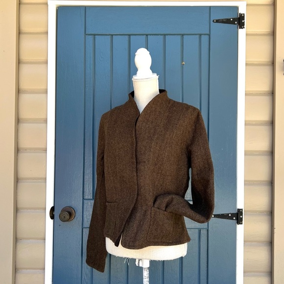 Peruvian Connection Alpaca Blazer Women Size 12 - Picture 1 of 11